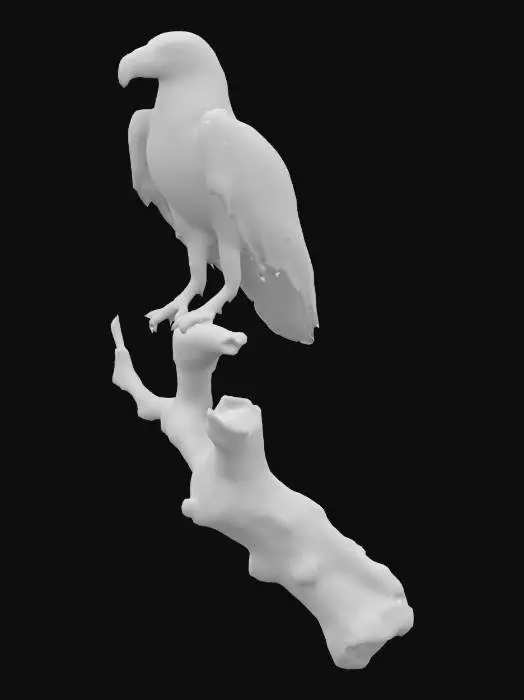 3D model for american bald eagle