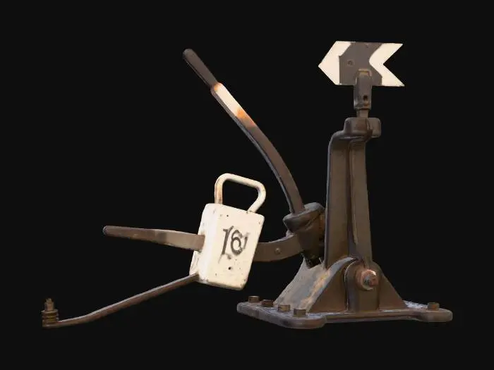 3D model for Railway Switch Lever