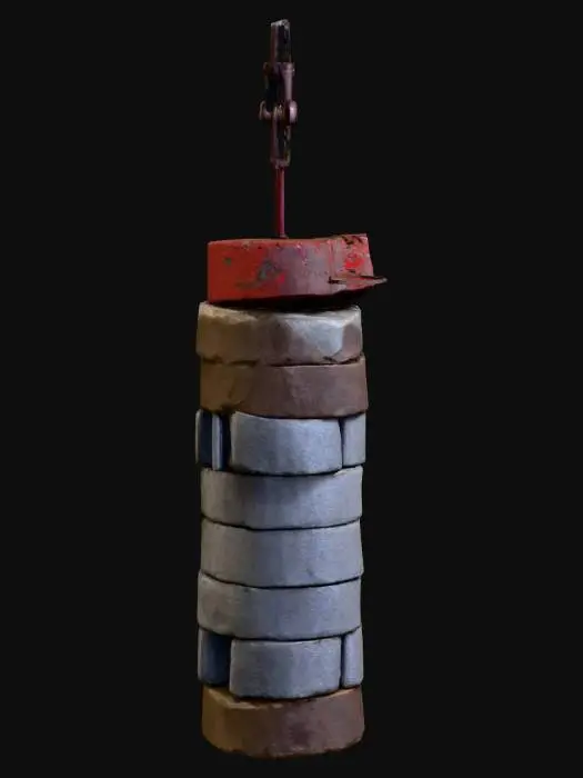 3D model for Concrete Tower Hanging
