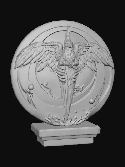 3D model for Eagle Stone Emblem