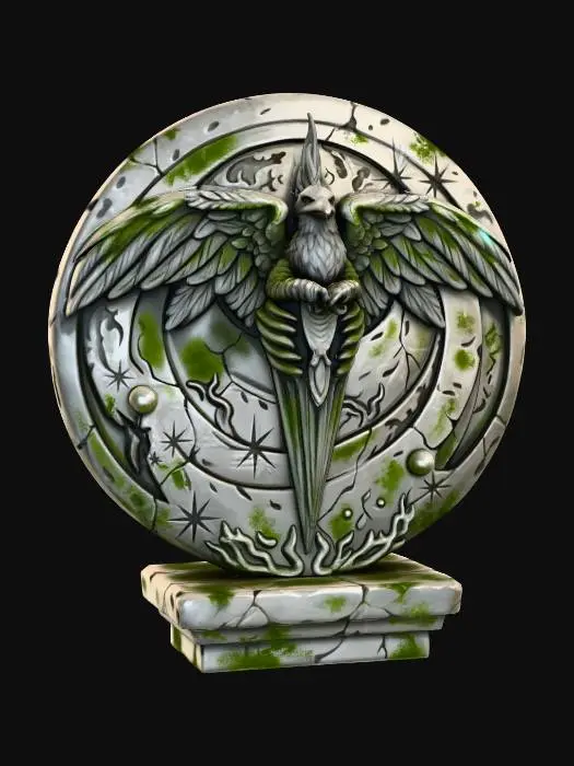 3D model for Eagle Stone Emblem