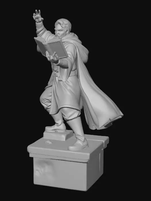 3D model for TC Poole Statue