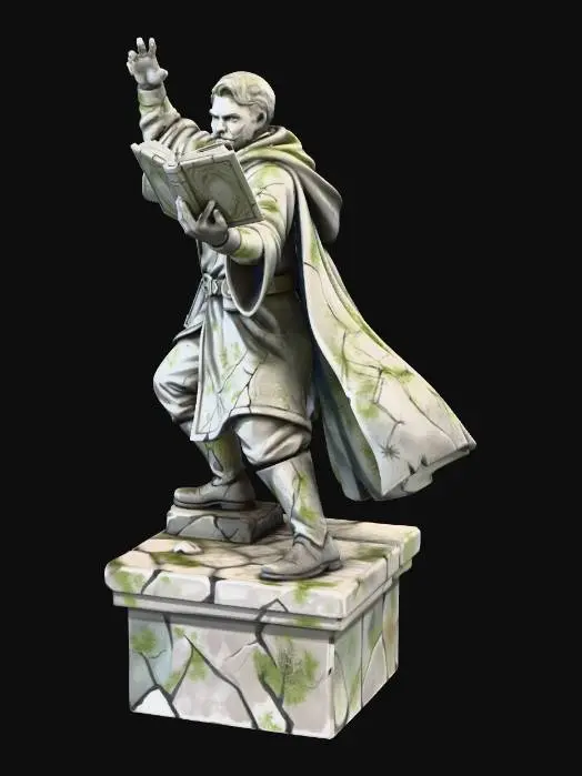 3D model for TC Poole Statue