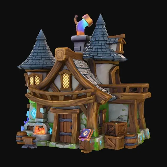 3D model for bluehouse