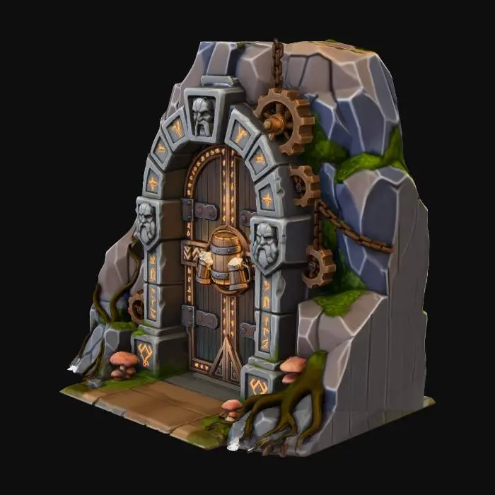 3D model for Dwarven Portal