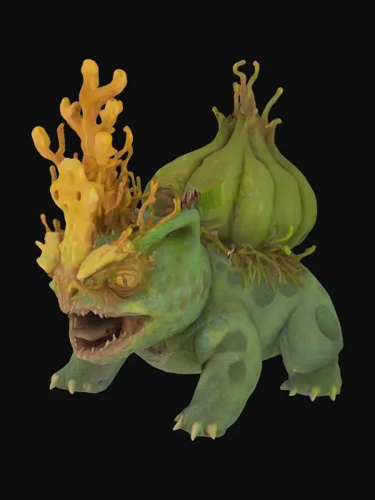 3D model for LastOfUs Bulbasaur