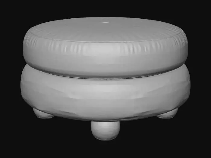 3D model for Cozy Ottoman