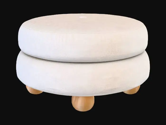 3D model for Cozy Ottoman