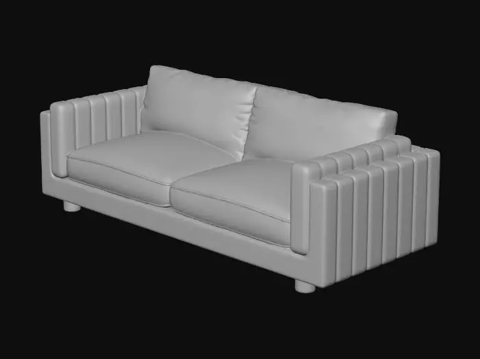 3D model for Halton 3 Seater Sofa