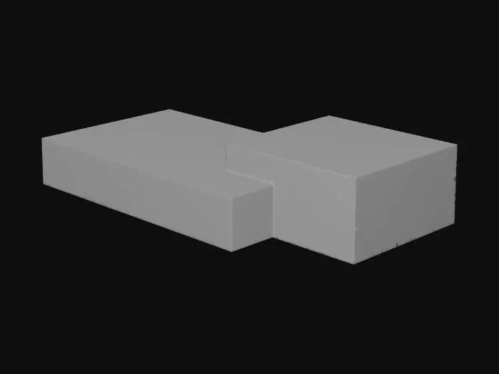 3D model for Marble Block and Black Box