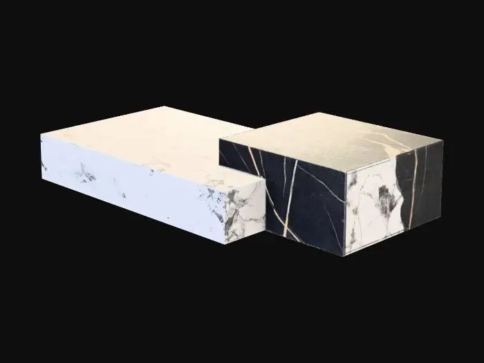 3D model for Marble Block and Black Box