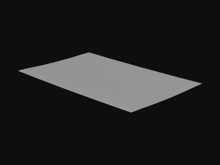 3D model for 1970's Geometric Orange & Brown Shag Pile Rug