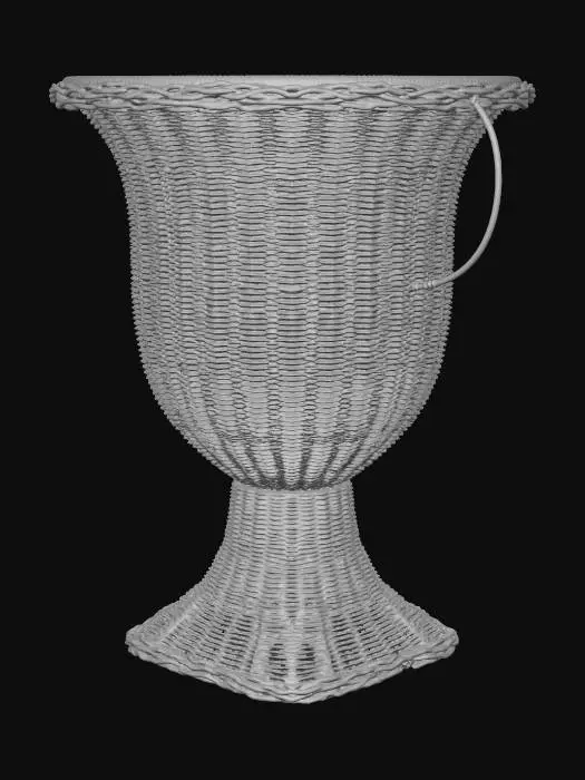 3D model for wicker vase