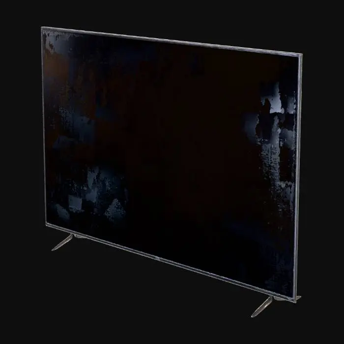 3D model for Black Screen TV