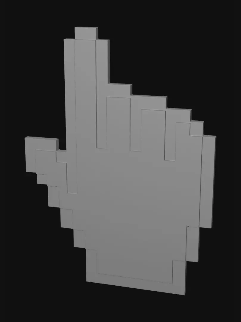 pixelated