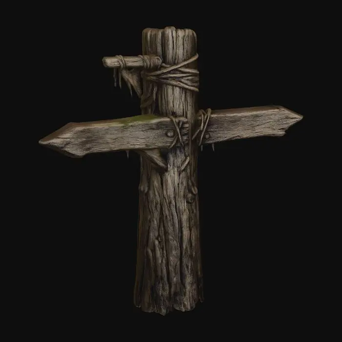 3D model for Ropebound Cross
