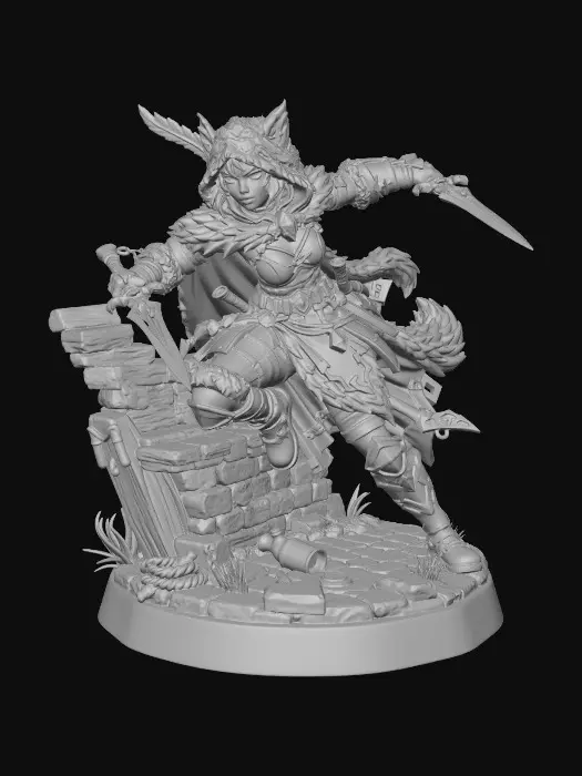 3D model for Frostwolf Hunter