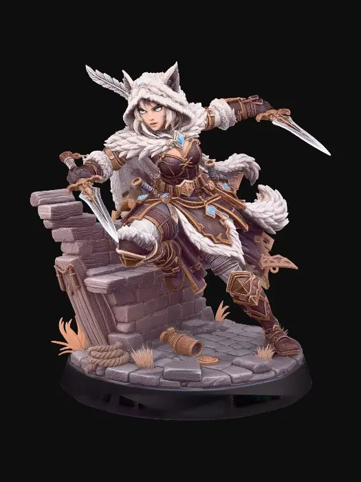 3D model for Frostwolf Hunter