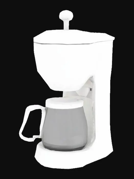3D model for Low poly coffee maker