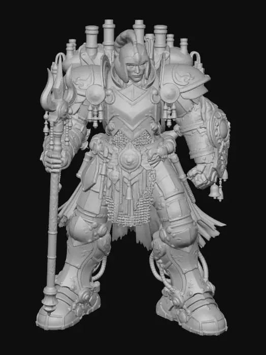3D model for Gilded Warlord