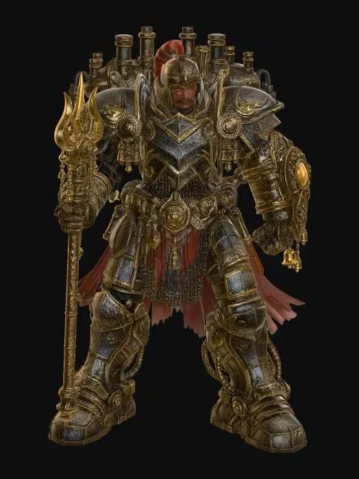3D model for Gilded Warlord
