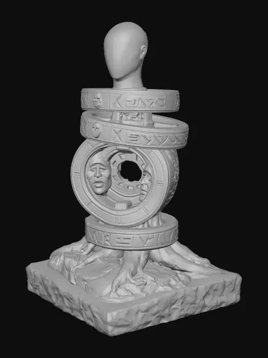 3D model for Cultural Totem Creature