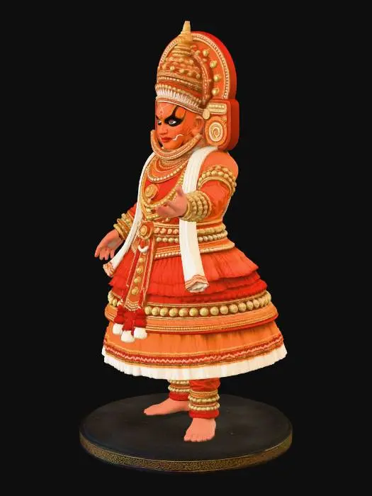3D model for Kathakali Warrior
