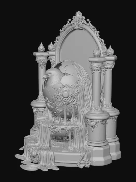 3D model for Royal Bird Slime