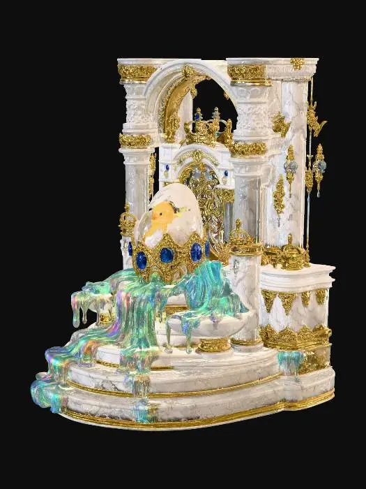 3D model for Royal Bird Slime