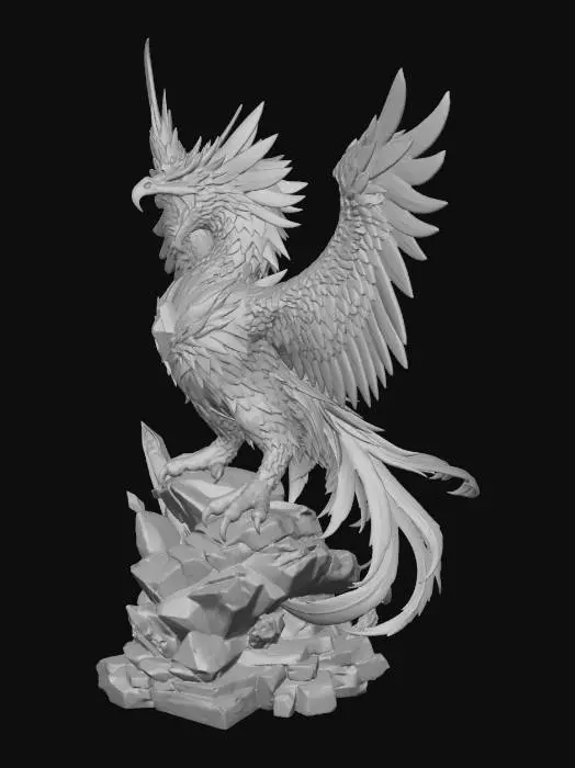 3D model for Crystalline Twilight Phoenix