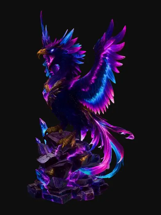 3D model for Crystalline Twilight Phoenix