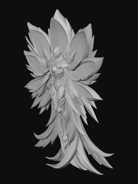 3D model for Silver Lotus Sentinel