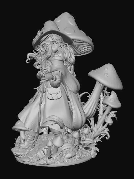 3D model for Alice Growing Scene