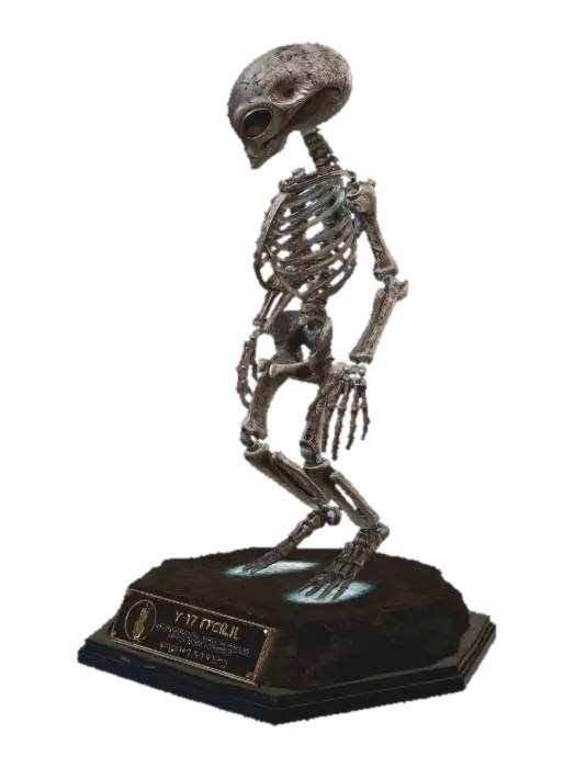 Floating Fossil Controlled by Energy - Control 3D model, vytvořený pomocí AI