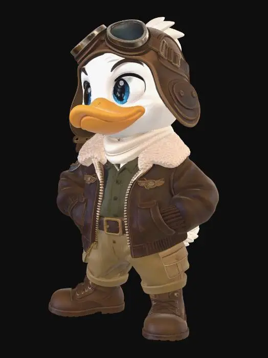 3D model for Pilot Duck Adventurer