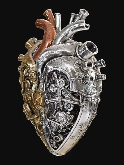 3D model for Clockwork Heart: Gold and Silver