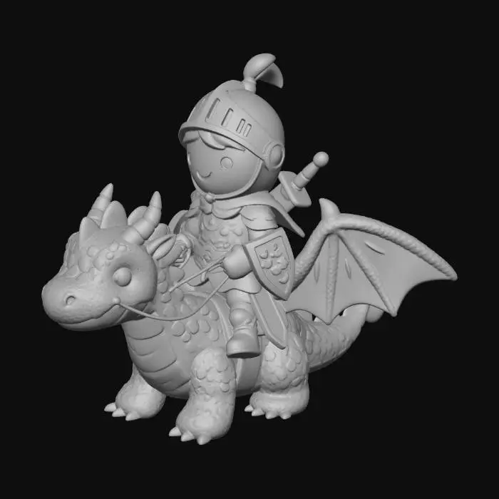 3D model for Dragon Rider
