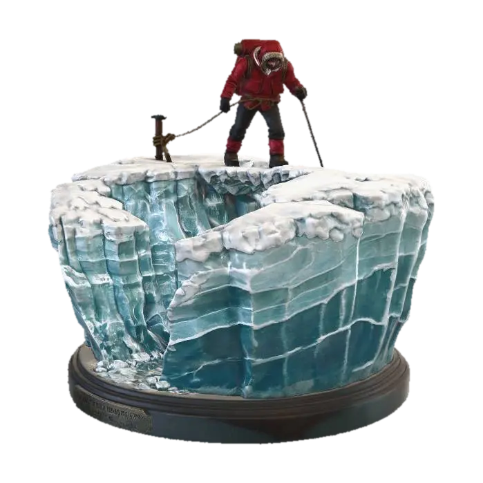 Antarctic Expedition: Courage Is The Bridge 3D model, vytvořený pomocí AI