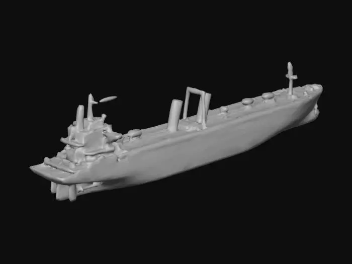 3D model for An large Oil Tanker ship