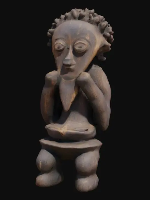 3D model for Ancient Guardian Sculpture