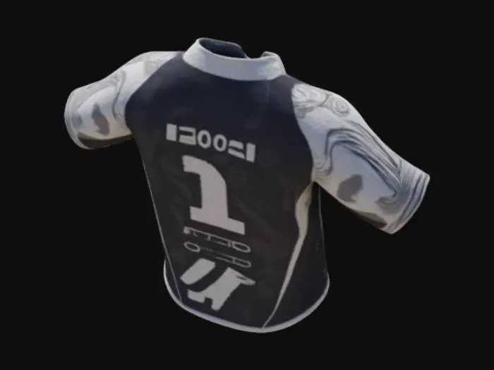 3D model for Jersey Number One