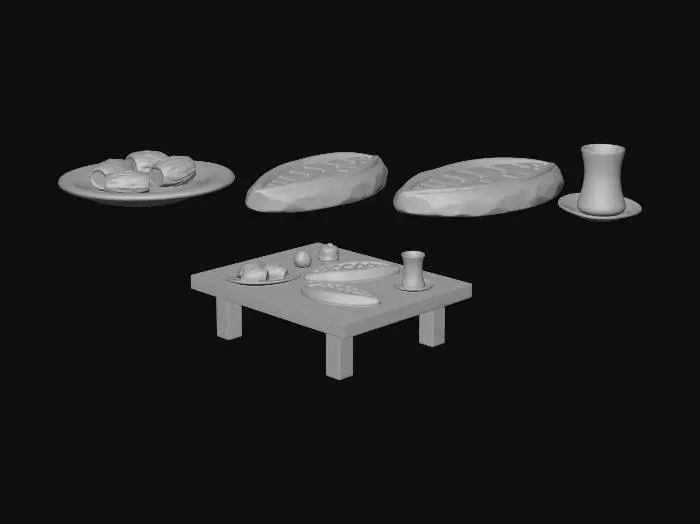 3D model for IFTAR PROP MINI SET