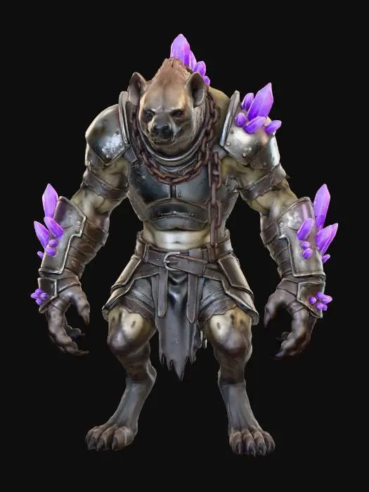 3D model for Crystalclad Hyena Brute