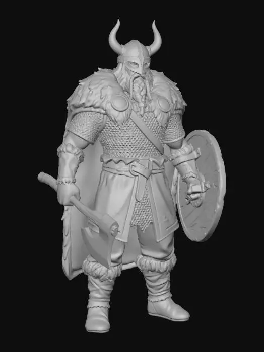 3D model for Viking Warrior