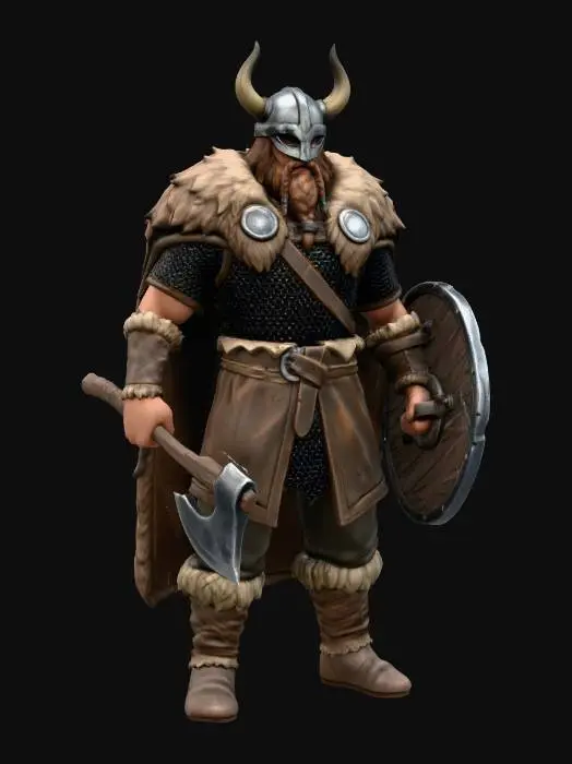 3D model for Viking Warrior