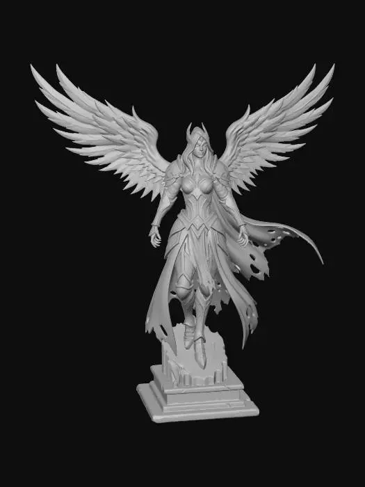 3D model for Dark Angel of Valor
