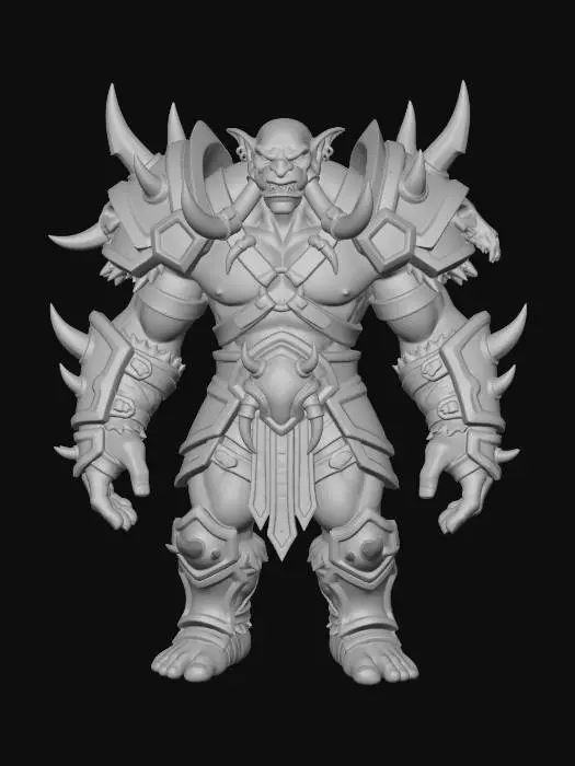 3D model for Frost Rune Warrior