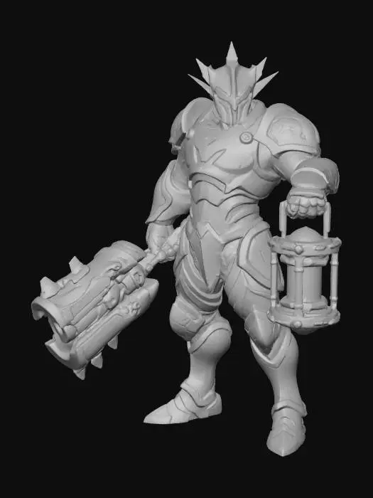 3D model for Jax, Grandmaster at Arms