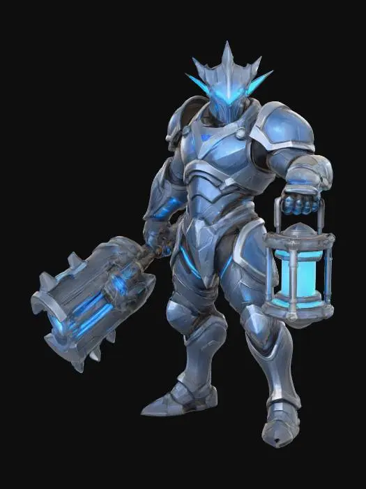 3D model for Jax, Grandmaster at Arms