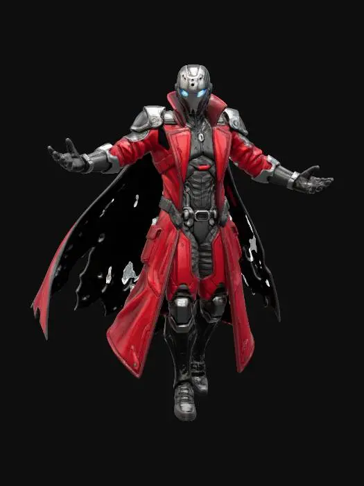 3D model for Electro Mage Warrior